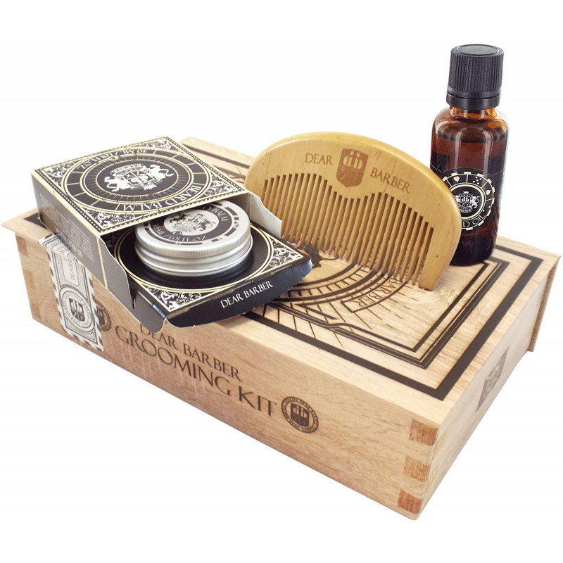 Dear Barber Beard Grooming Men's Christmas Gift Set Collection, Currently priced at £21.54